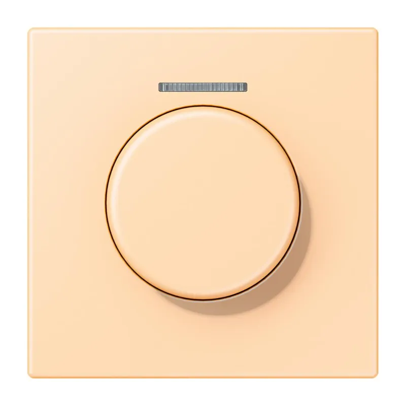 Jung Abdeckung mit Lichtleiter für KNX Drehsensor, Serie LS, ocre LC1940KO5223