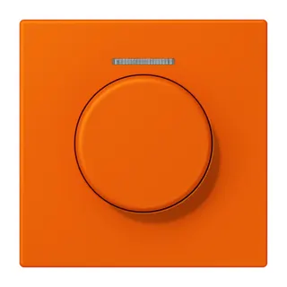 Jung Abdeckung mit Lichtleiter für KNX Drehsensor, Serie LS, orange LC1940KO5224
