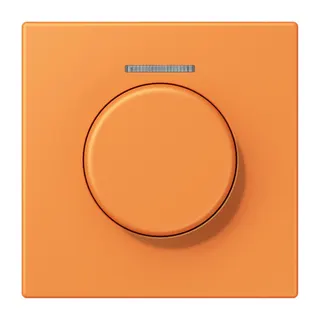 Jung Abdeckung mit Lichtleiter für KNX Drehsensor, Serie LS, orange clair LC1940KO5225