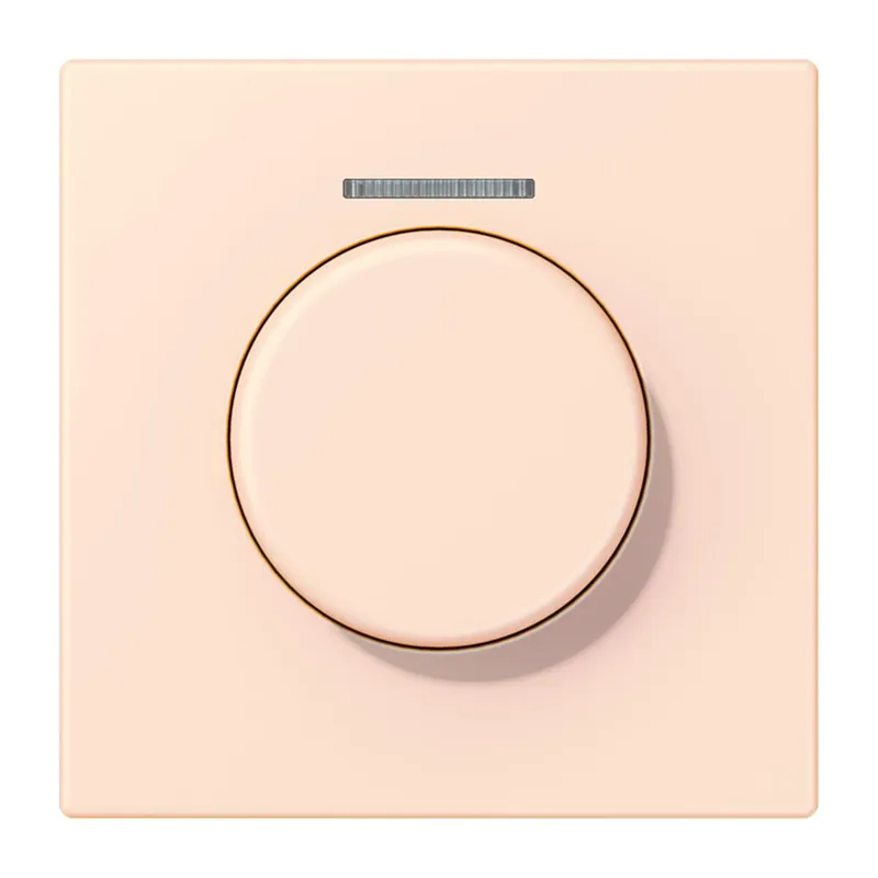 Jung Abdeckung mit Lichtleiter für KNX Drehsensor, Serie LS, orange pâle LC1940KO5226
