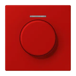 Jung Abdeckung mit Lichtleiter für KNX Drehsensor, Serie LS, rouge vermillon 31 LC1940KO5227