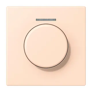 Jung Abdeckung mit Lichtleiter für KNX Drehsensor, Serie LS, rose pâle LC1940KO5228