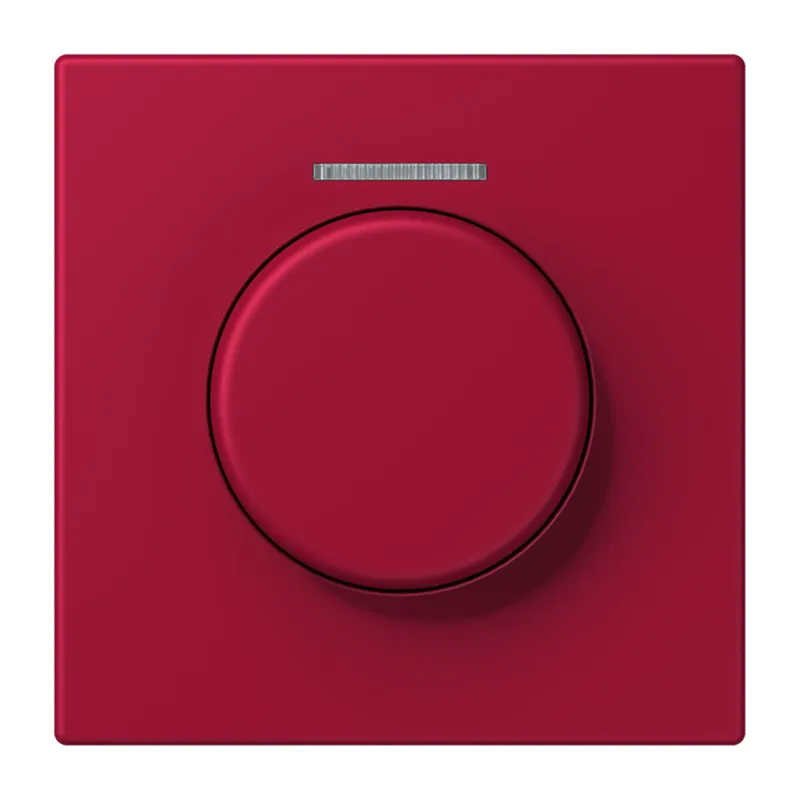 Jung Abdeckung mit Lichtleiter für KNX Drehsensor, Serie LS, rouge carmin LC1940KO5229