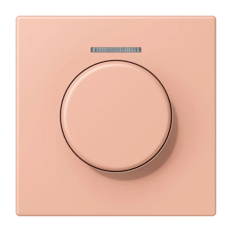 Jung Abdeckung mit Lichtleiter für KNX Drehsensor, Serie LS, rose clair LC1940KO5231