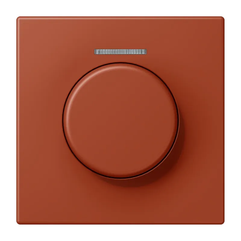 Jung Abdeckung mit Lichtleiter für KNX Drehsensor, Serie LS, l'ocre rouge LC1940KO5232