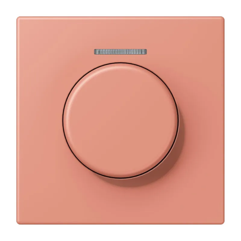 Jung Abdeckung mit Lichtleiter für KNX Drehsensor, Serie LS, l'ocre rouge moyen LC1940KO5233
