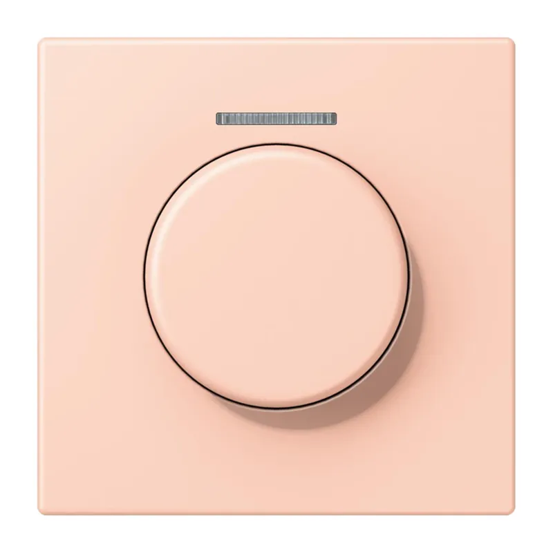 Jung Abdeckung mit Lichtleiter für KNX Drehsensor, Serie LS, l'ocre rouge clair LC1940KO5234