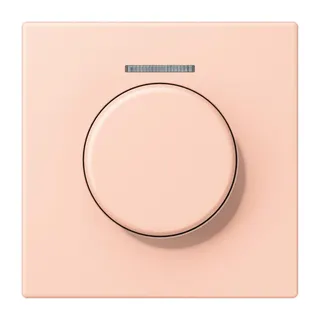 Jung Abdeckung mit Lichtleiter für KNX Drehsensor, Serie LS, l'ocre rouge clair LC1940KO5234