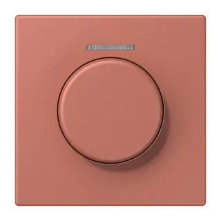 Jung Abdeckung mit Lichtleiter für KNX Drehsensor, Serie LS, terre sienne brique LC1940KO5236