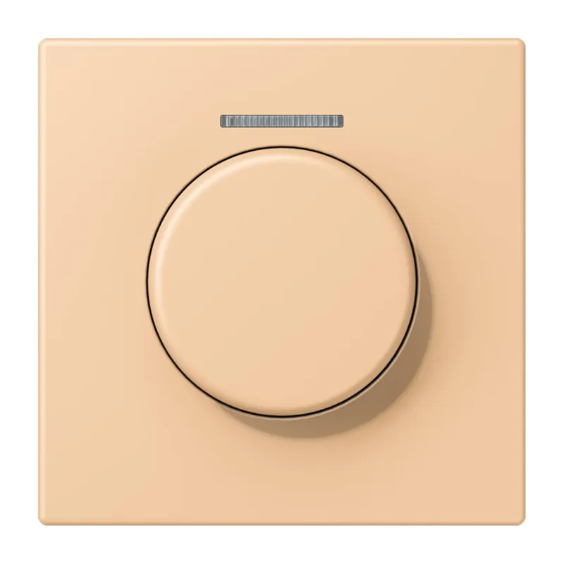 Jung Abdeckung mit Lichtleiter für KNX Drehsensor, Serie LS, terre sienne claire 31 LC1940KO5237