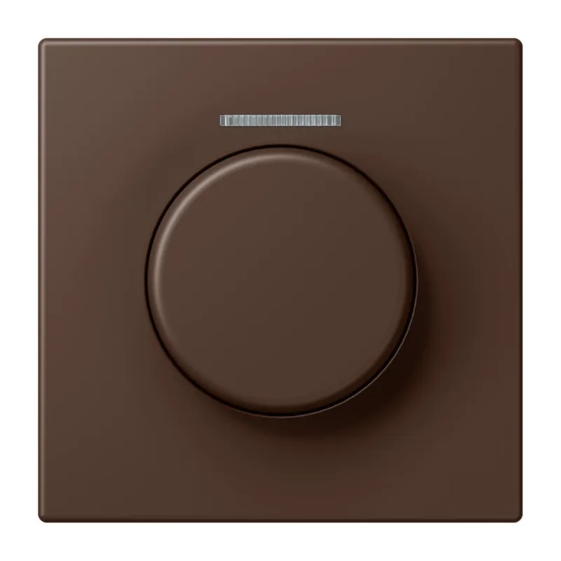 Jung Abdeckung mit Lichtleiter für KNX Drehsensor, Serie LS, terre d'ombre br?lée 31 LC1940KO5239