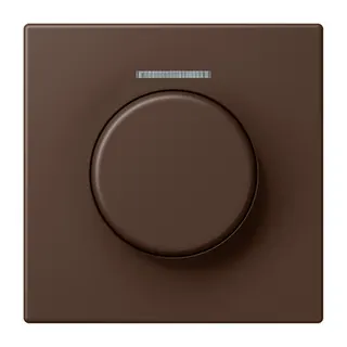 Jung Abdeckung mit Lichtleiter für KNX Drehsensor, Serie LS, terre d'ombre br?lée 31 LC1940KO5239