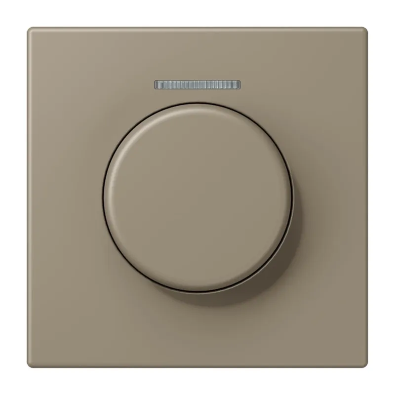 Jung Abdeckung mit Lichtleiter für KNX Drehsensor, Serie LS, ombre naturelle moyenne LC1940KO5242