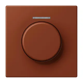Jung Abdeckung mit Lichtleiter für KNX Drehsensor, Serie LS, terre sienne br?lée 59 LC1940KO5247