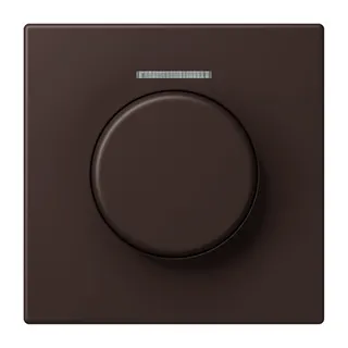 Jung Abdeckung mit Lichtleiter für KNX Drehsensor, Serie LS, terre d?ombre br?lée 59 LC1940KO5252