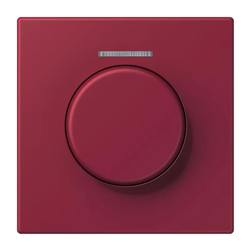 Jung Abdeckung mit Lichtleiter für KNX Drehsensor, Serie LS, le rubis LC1940KO5255