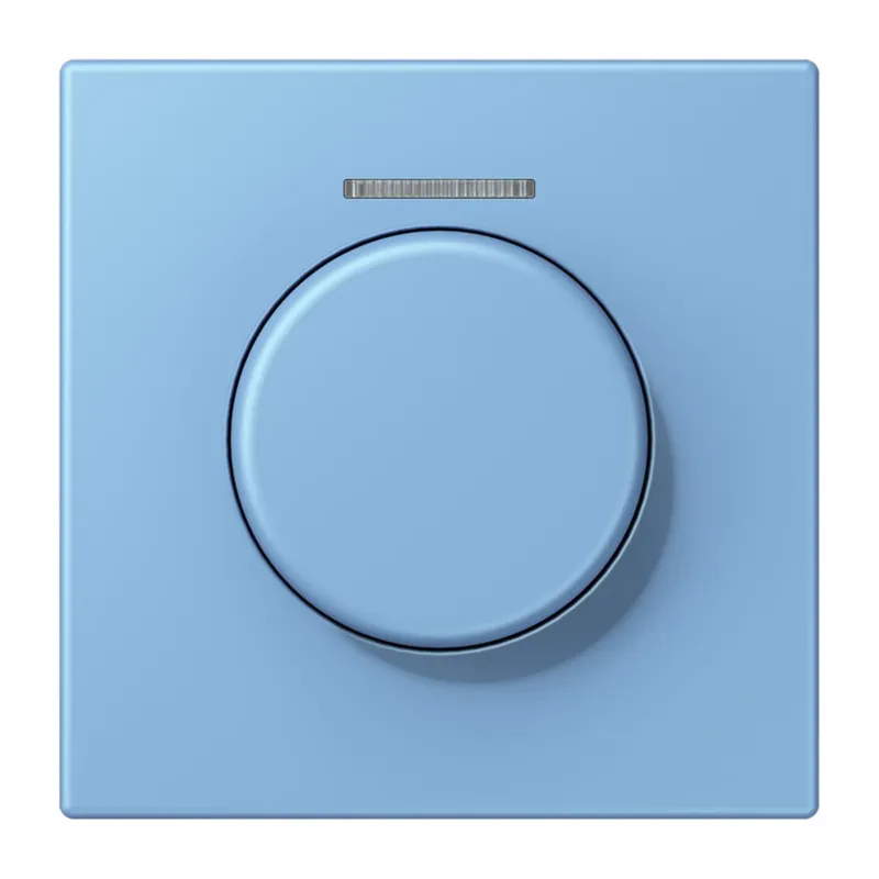 Jung Abdeckung mit Lichtleiter für KNX Drehsensor, Serie LS, bleu céruléen 59 LC1940KO5256