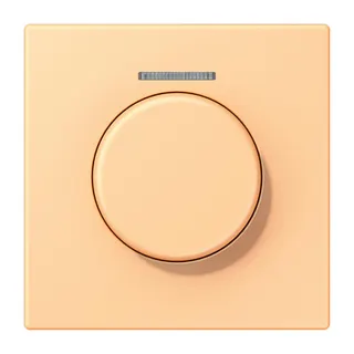 Jung Abdeckung mit Lichtleiter für KNX Drehsensor, Serie LS, terre sienne claire 59 LC1940KO5258