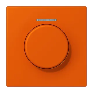 Jung Abdeckung mit Lichtleiter für KNX Drehsensor, Serie LS, orange vif LC1940KO5260