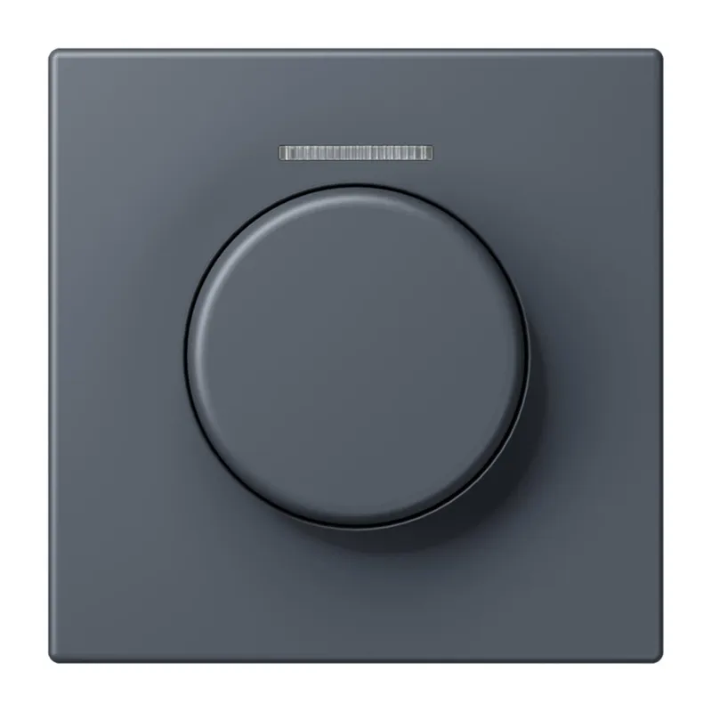 Jung Abdeckung mit Lichtleiter für KNX Drehsensor, Serie LS, gris fonce 59 LC1940KO5262