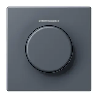 Jung Abdeckung mit Lichtleiter für KNX Drehsensor, Serie LS, gris fonce 59 LC1940KO5262