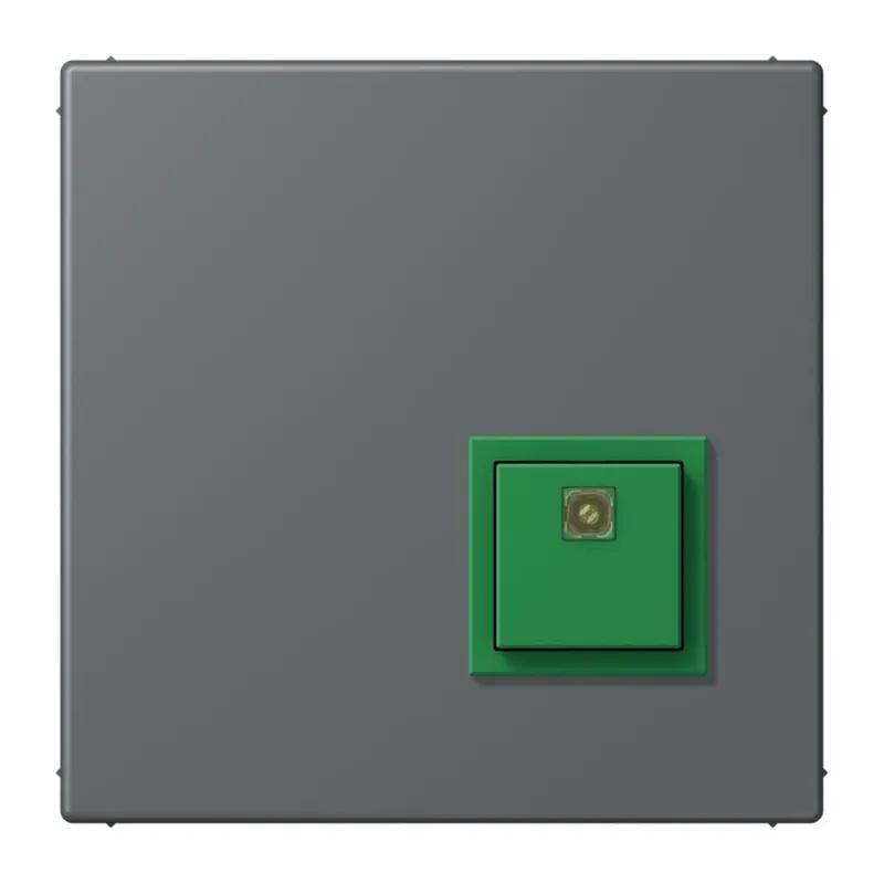 Jung Notrufsystem Abstelltaster, Serie LS, gris foncé 31 NRSLC0834AT202