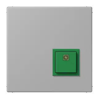 Jung Notrufsystem Abstelltaster, Serie LS, gris moyen NRSLC0834AT204