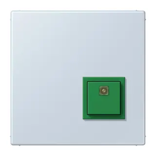 Jung Notrufsystem Abstelltaster, Serie LS, outremer pale NRSLC0834AT209