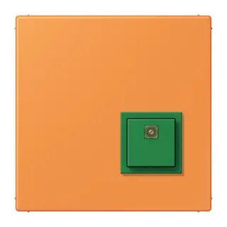 Jung Notrufsystem Abstelltaster, Serie LS, orange clair NRSLC0834AT225