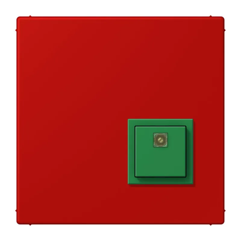 Jung Notrufsystem Abstelltaster, Serie LS, rouge vermillon 31 NRSLC0834AT227