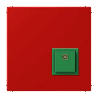 Jung Notrufsystem Abstelltaster, Serie LS, rouge vermillon 31 NRSLC0834AT227
