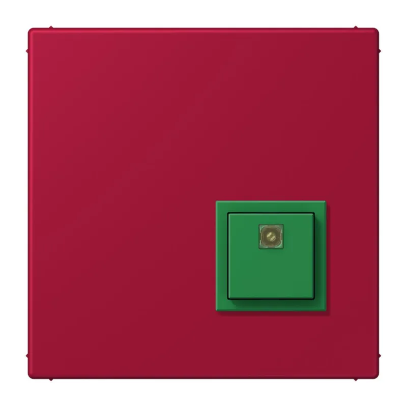 Jung Notrufsystem Abstelltaster, Serie LS, rouge carmin NRSLC0834AT229