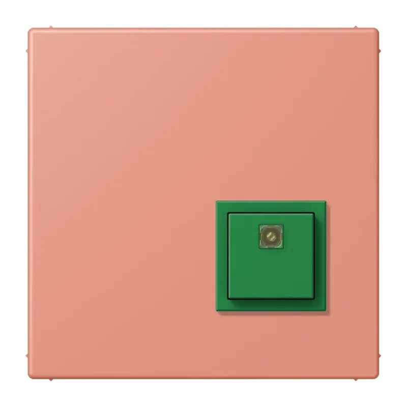 Jung Notrufsystem Abstelltaster, Serie LS, l'ocre rouge moyen NRSLC0834AT233