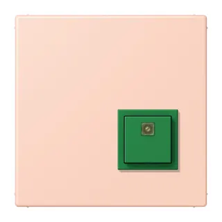 Jung Notrufsystem Abstelltaster, Serie LS, l'ocre rouge clair NRSLC0834AT234