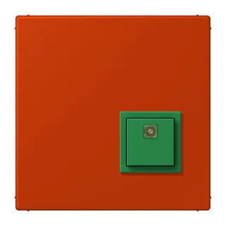 Jung Notrufsystem Abstelltaster, Serie LS, rouge vermillon 59 NRSLC0834AT244
