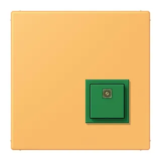 Jung Notrufsystem Abstelltaster, Serie LS, ocre jaune clair NRSLC0834AT254