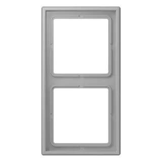 Jung Rahmen, 2-fach, LS 990, gris moyen LC982204