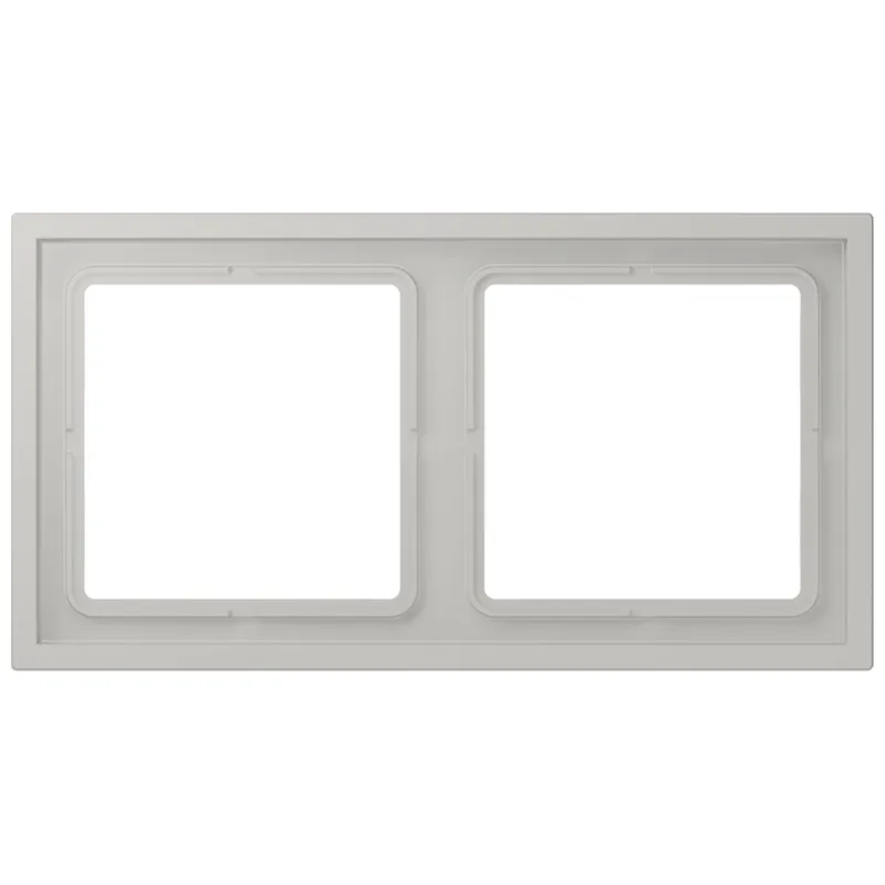 Jung Rahmen, 2-fach, LS ZERO, gris clair 31 LCZ982BF205
