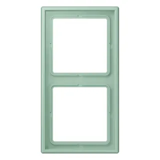 Jung Rahmen, 2-fach, LS 990, vert anglais clair LC982217