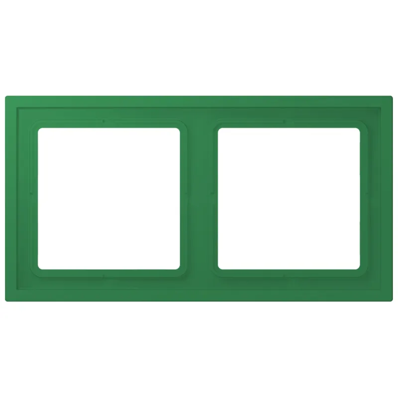 Jung Rahmen, 2-fach, LS ZERO, vert foncé LCZ982BF219