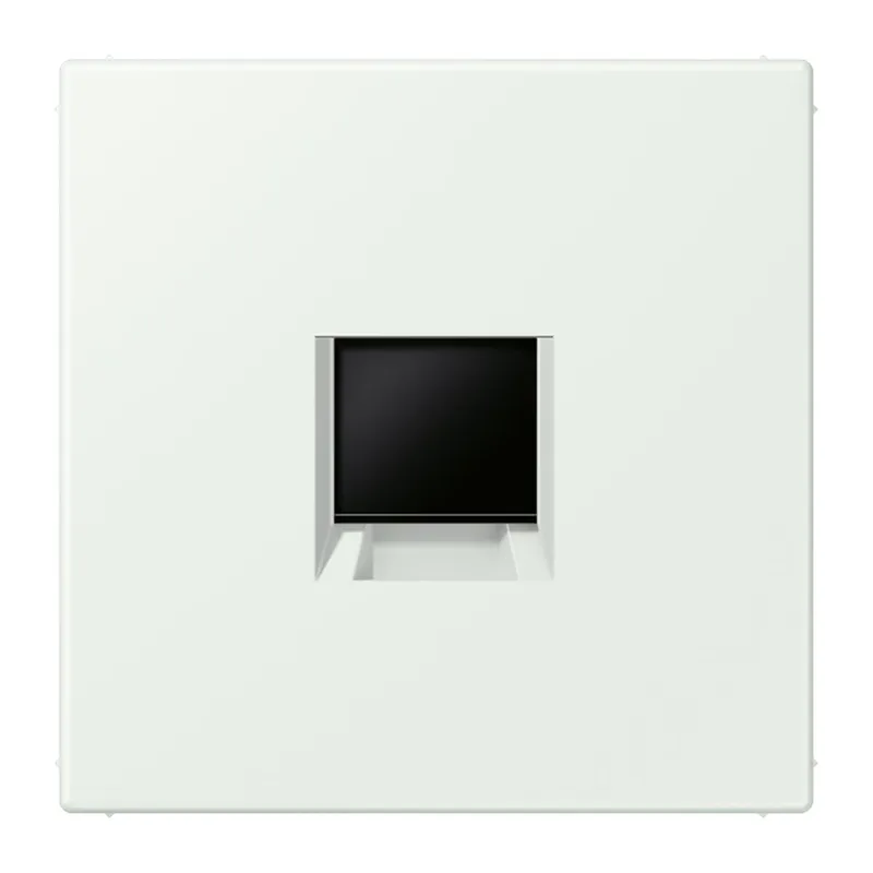 Jung Abdeckung (gerastet) für Modular-Jack-Steckbuchsen 1fach, Serie LS, outremer gris LC1969-1WE210