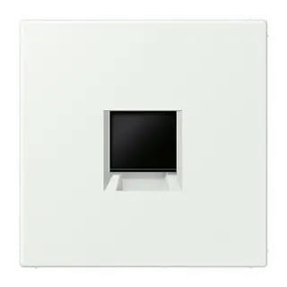 Jung Abdeckung (gerastet) für Modular-Jack-Steckbuchsen 1fach, Serie LS, outremer gris LC1969-1WE210