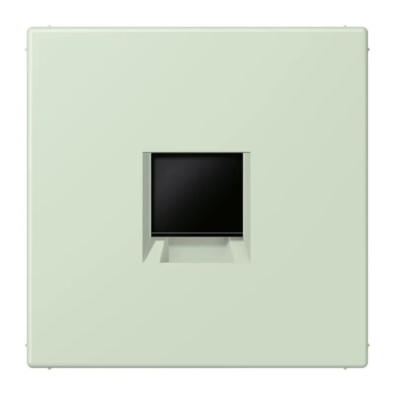 Jung Abdeckung (gerastet) für Modular-Jack-Steckbuchsen 1fach, Serie LS, vert anglâis pale LC1969-1WE218