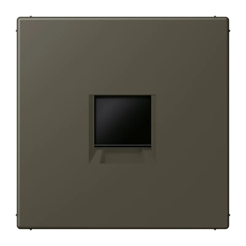 Jung Abdeckung (gerastet) für Modular-Jack-Steckbuchsen 1fach, Serie LS, ombre naturelle 31 LC1969-1WE241