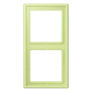 Jung Rahmen, 2-fach, LS 990, vert jaune clair LC982222
