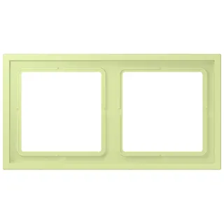 Jung Rahmen, 2-fach, LS ZERO, vert jaune clair LCZ982BF222