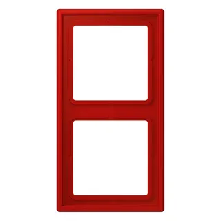 Jung Rahmen, 2-fach, LS 990, rouge vermillon 31 LC982227