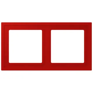 Jung Rahmen, 2-fach, LS ZERO, rouge vermillon 31 LCZ982BF227
