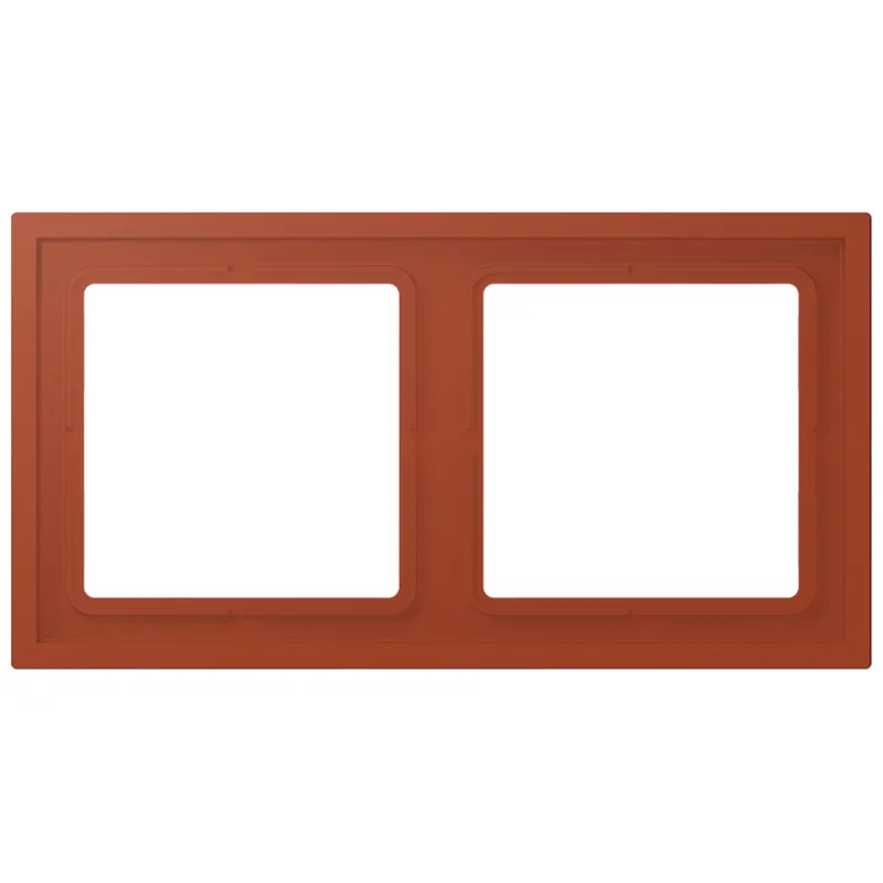 Jung Rahmen, 2-fach, LS ZERO, l'ocre rouge LCZ982BF232