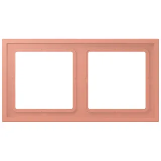 Jung Rahmen, 2-fach, LS ZERO, l'ocre rouge moyen LCZ982BF233